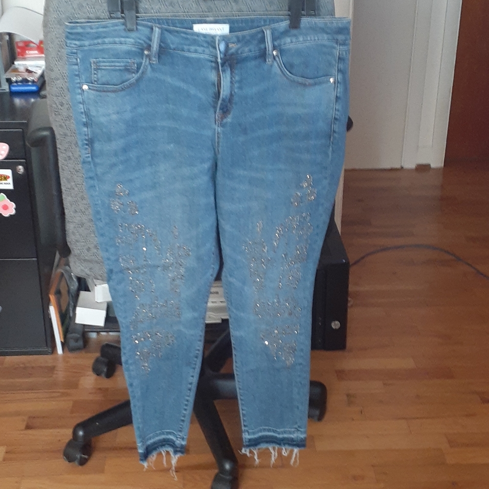 Lane Bryant size 16 Petite Bling Jeans